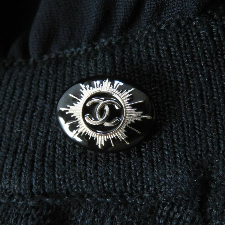楽天市場】美品◎CHANEL シャネル P40728 リネン シルク ベア 