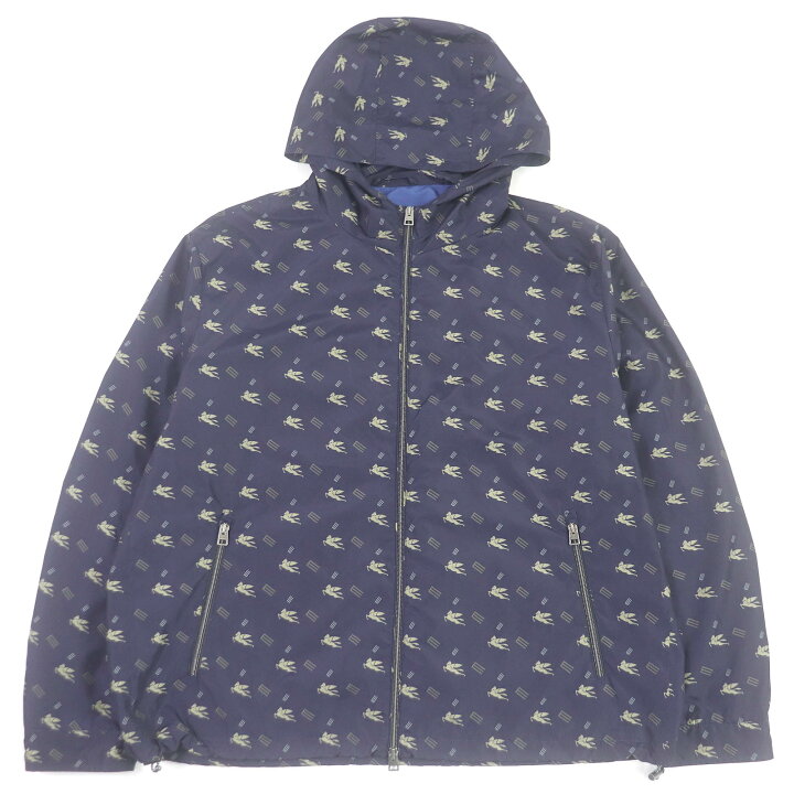 楽天市場】極美品□ETRO エトロ 21SS ぺガソ ロゴ総柄 WZIP フーデッド  