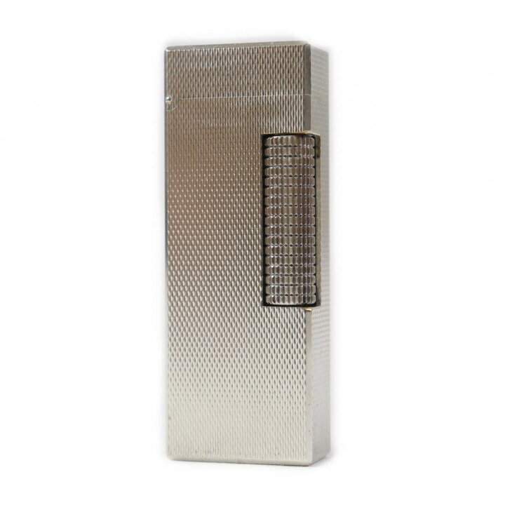K）dunhill 70 ガスライター ローラー ブロック柄 シルバー（楽天市場 