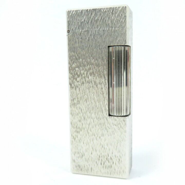 着火確認済 dunhill ダンヒル ガスライター 鏡面 シルバー メンズ  