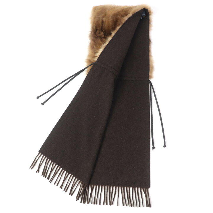 楽天市場】美品☆FENDI フェンディ カシミヤ セーブルファー レザー  