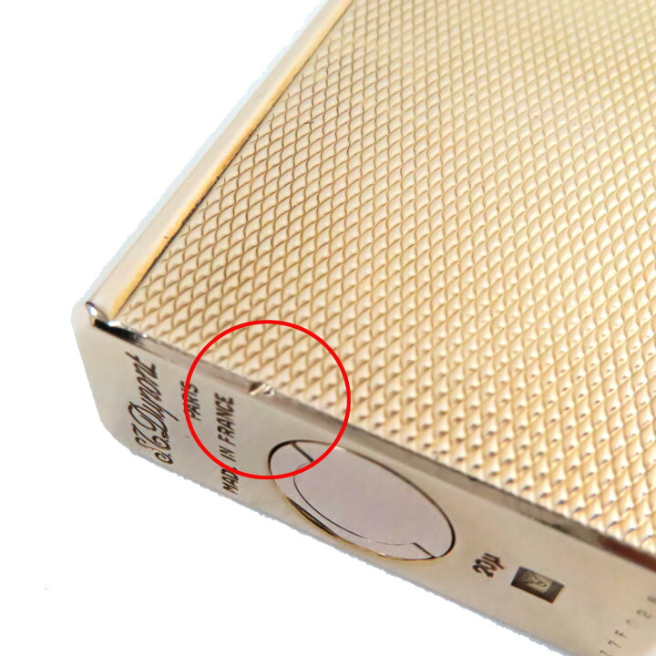 楽天市場】良品△Dupont デュポン ライン1 ロング スクエア型 総柄  