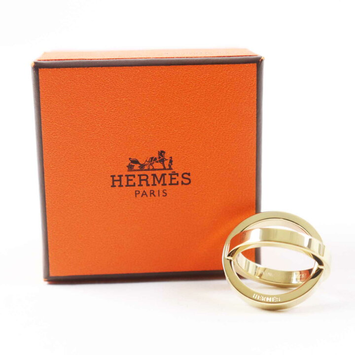 楽天市場】美品 HERMES エルメス コスモス GP スカーフリング ゴールド  