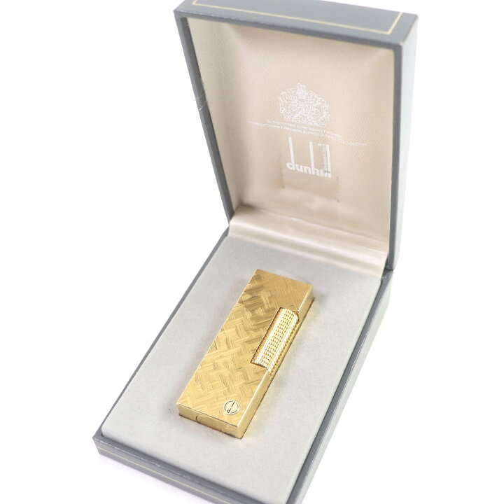 楽天市場】美品□Dunhill ダンヒル クロスカット スクエア型 ローラー 