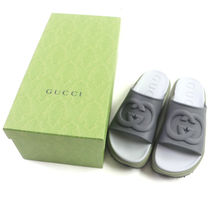 楽天市場】未使用品▽GUCCI グッチ 692380 インターロッキングG 厚底  
