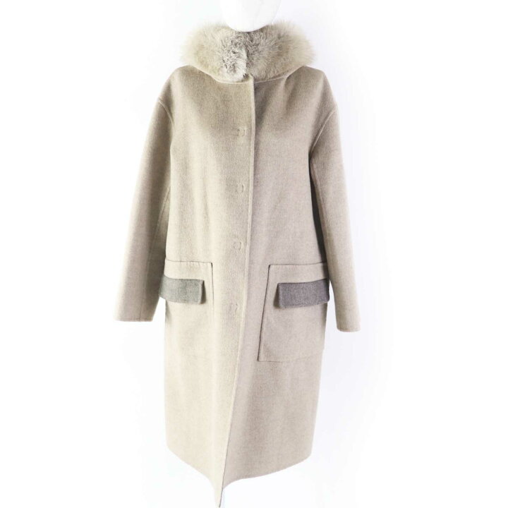 楽天市場】極美品◎FOXEY フォクシー 37276 Coat CAPPUCCINO カシミヤ 