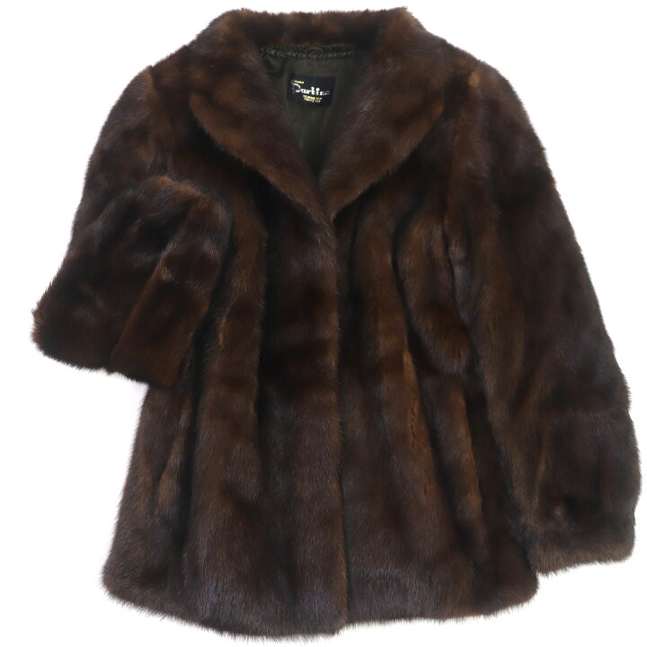 楽天市場】極美品▽PARTINA パルティーナ ミンク MINK 裏地ロゴ柄 本 