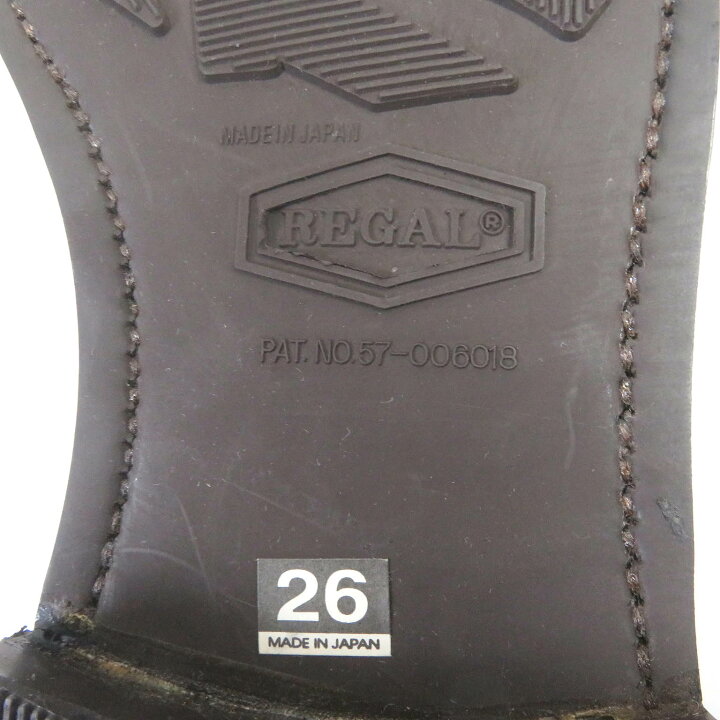 楽天市場】未使用品□REGAL リーガル Uチップ レースアップ レザー 