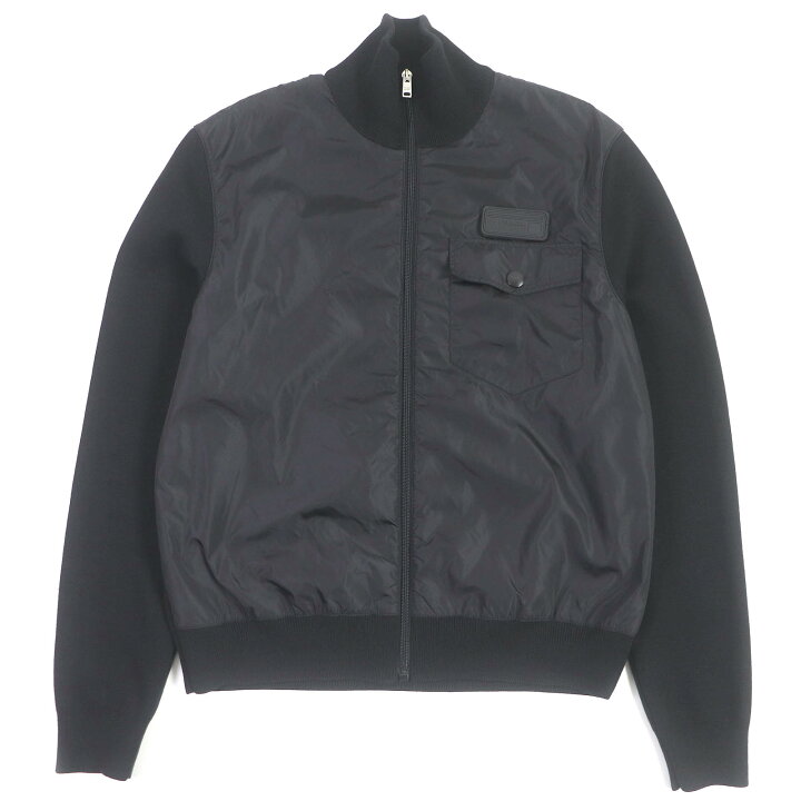 楽天市場】極美品□PRADA プラダ UMC134 バージンウール ナイロン切替 