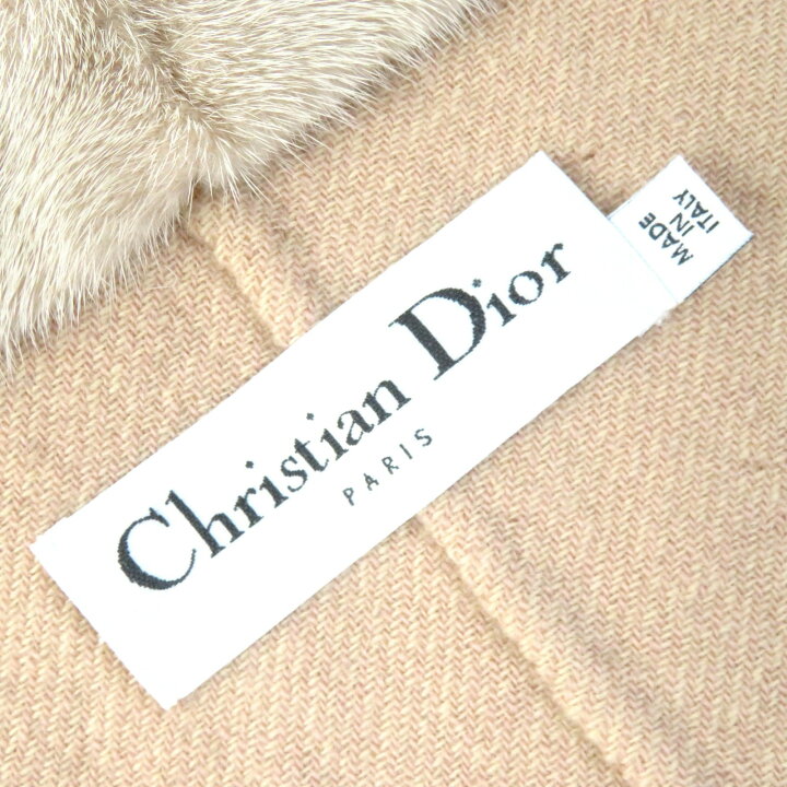 楽天市場】極美品△Christian Dior クリスチャンディオール 襟ミンク 