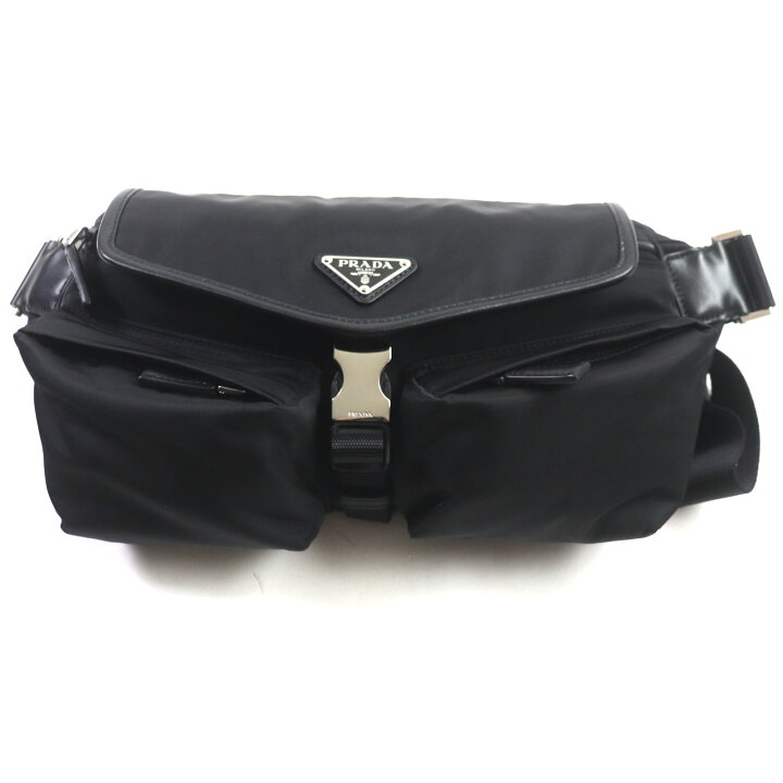 楽天市場】極美品▽PRADA プラダ 2VH174 トライアングルロゴ Re-Nylon 