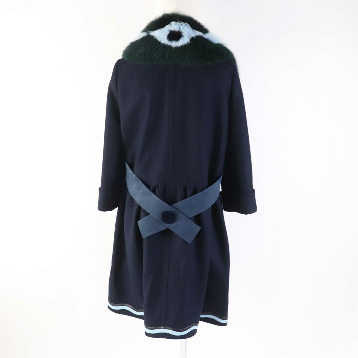 楽天市場】極美品◎FENDI フェンディ FF8246 ウール カシミヤ混  