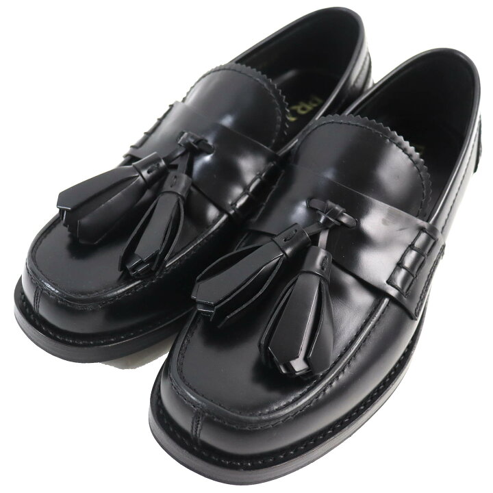 楽天市場】美品△PRADA プラダ 2DG086 タッセル ローファー レザー 