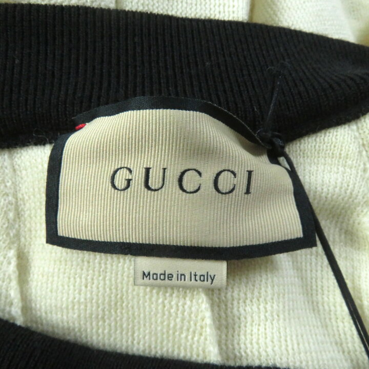 楽天市場】未使用品☆GUCCI グッチ 23SS 731043 ウール100％ ツートン 