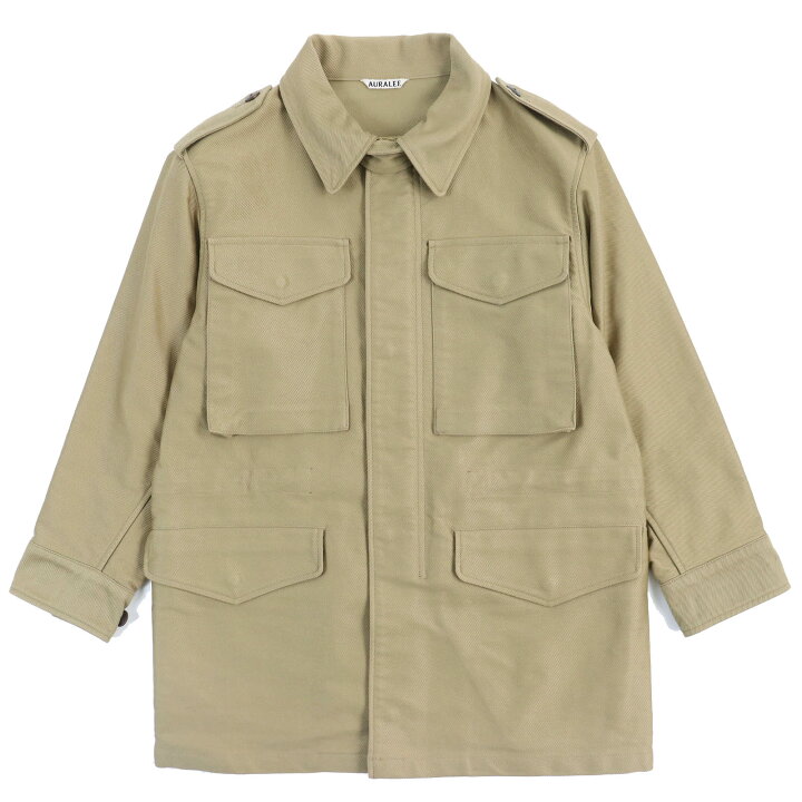 楽天市場】極美品△AURALEE オーラリー WASHED DOUBLE CLOTH FIELD 