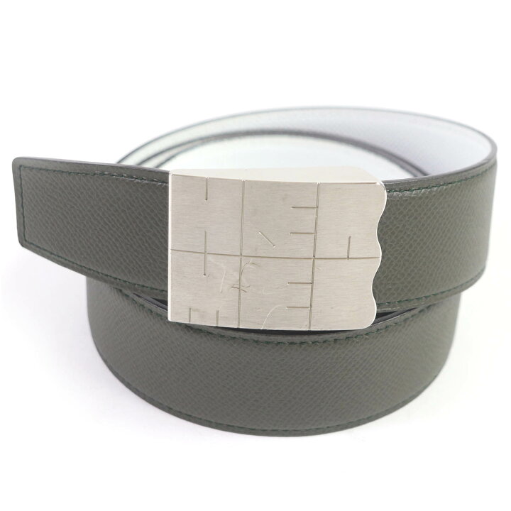 楽天市場】良品□HERMES エルメス ロゴシルバーバックル リバーシブル 