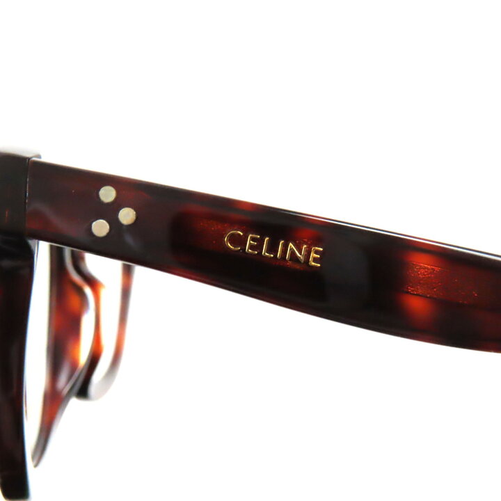 楽天市場】美品▽CELINE セリーヌ CL5004IN マーブル ロゴ入り メガネ 