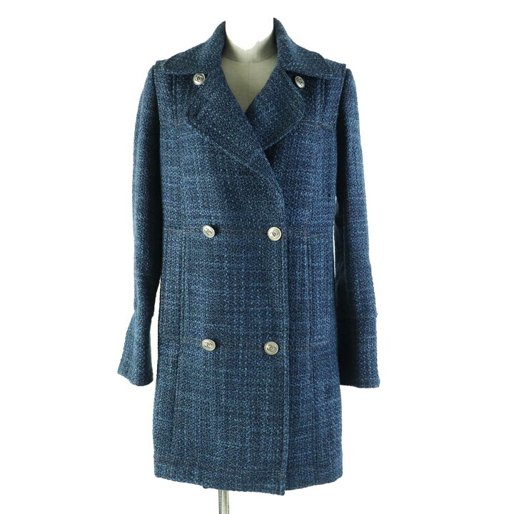 楽天市場】美品◎CHANEL シャネル P39399 ココマークボタン ツイード  