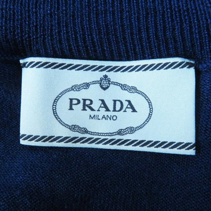 楽天市場】極美品◎PRADA プラダ 18年製 P24I0F ウール シルク 襟  
