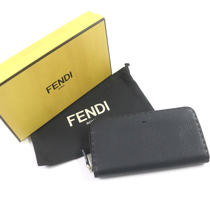 楽天市場】良品□FENDI フェンディ 7M0210 セレリア ステッチ ラウンド  