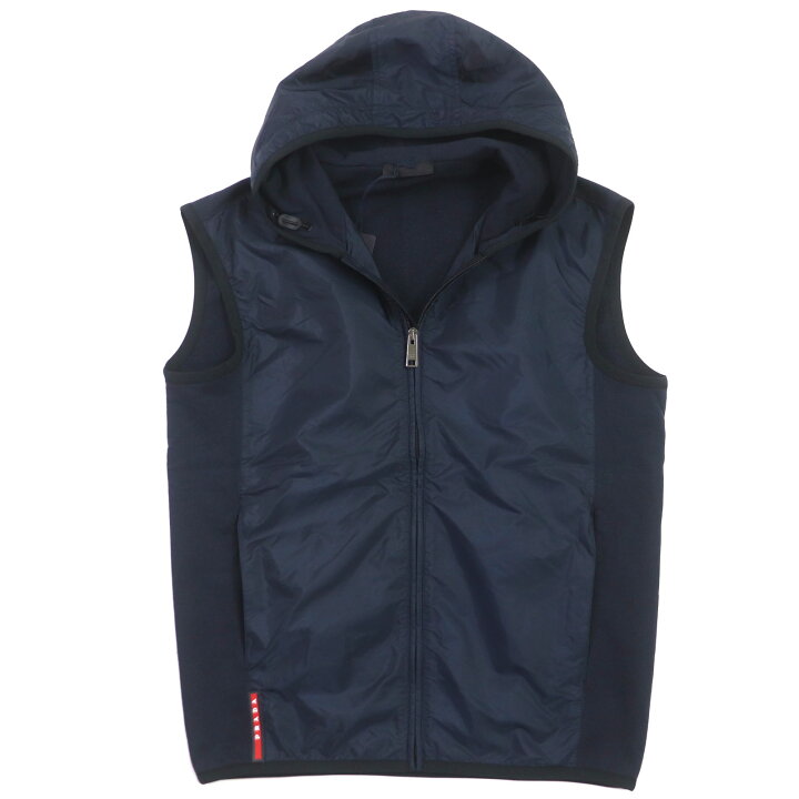 楽天市場】未使用品▽PRADA プラダ SJG55 フード・ロゴワッペン付き 