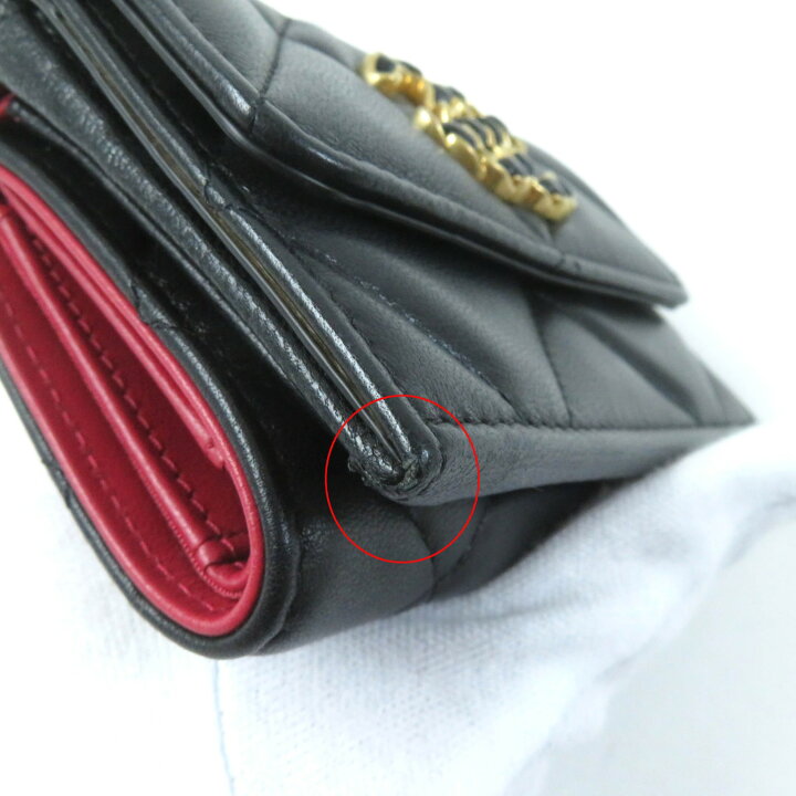 楽天市場】美品☆CHANEL シャネル AP1789 19 スモール フラップ 