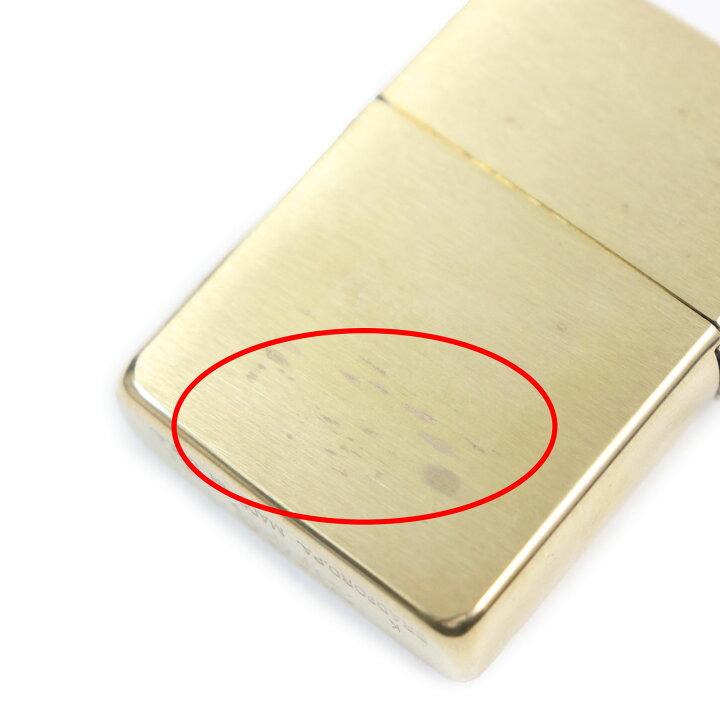 楽天市場】未使用品○ZIPPO ジッポ 50th SOLID BRASS ソリッドブラス 