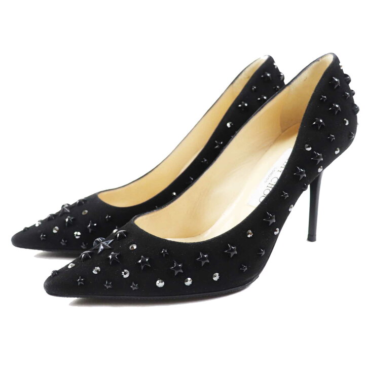 楽天市場】極美品◎JIMMY CHOO ジミーチュウ スタースタッズ ポイン 