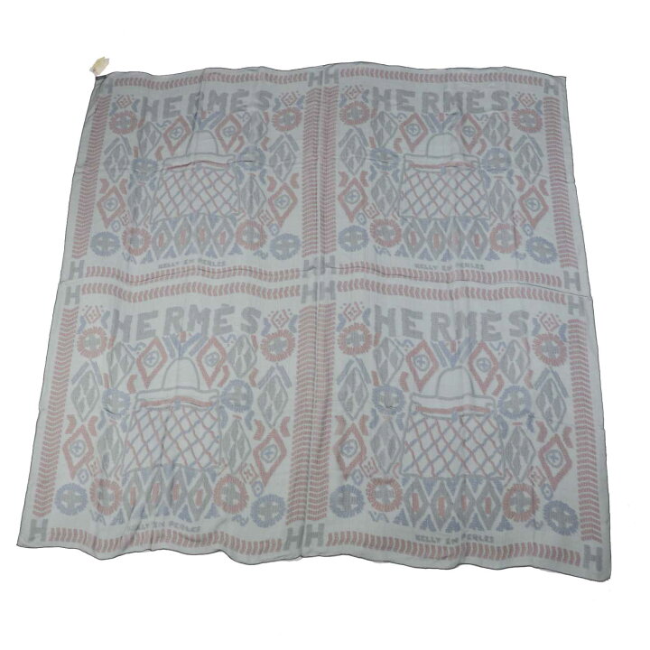 楽天市場】未使用品◎HERMES エルメス カレ140 KELLY EN PERLES  