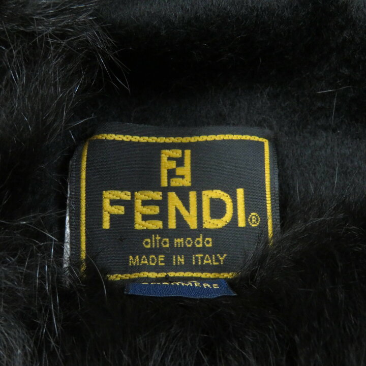 楽天市場】極美品☆FENDI フェンディ カシミヤ100％ FOXファー 