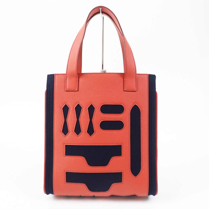 HERMES(エルメス)美品 ネイビー×ピンク （【極美品】 エルメス HERMES 