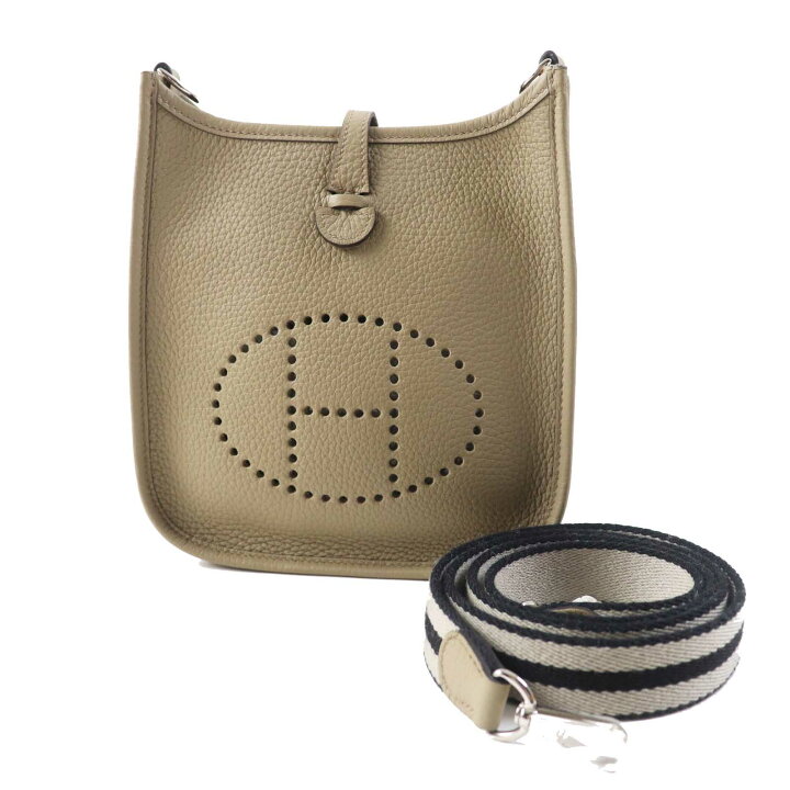 楽天市場】未使用品◎HERMES エルメス エブリン TPM ベージュアルファ 