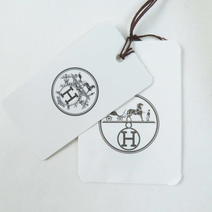 楽天市場】未使用品◎HERMES エルメス コットン シルバー金具 セリエ  