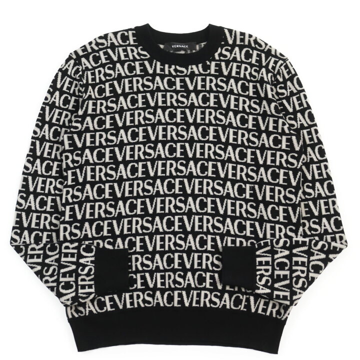 楽天市場】極美品○VERSACE ヴェルサーチ 2023年製 1014456 ロゴ総柄 