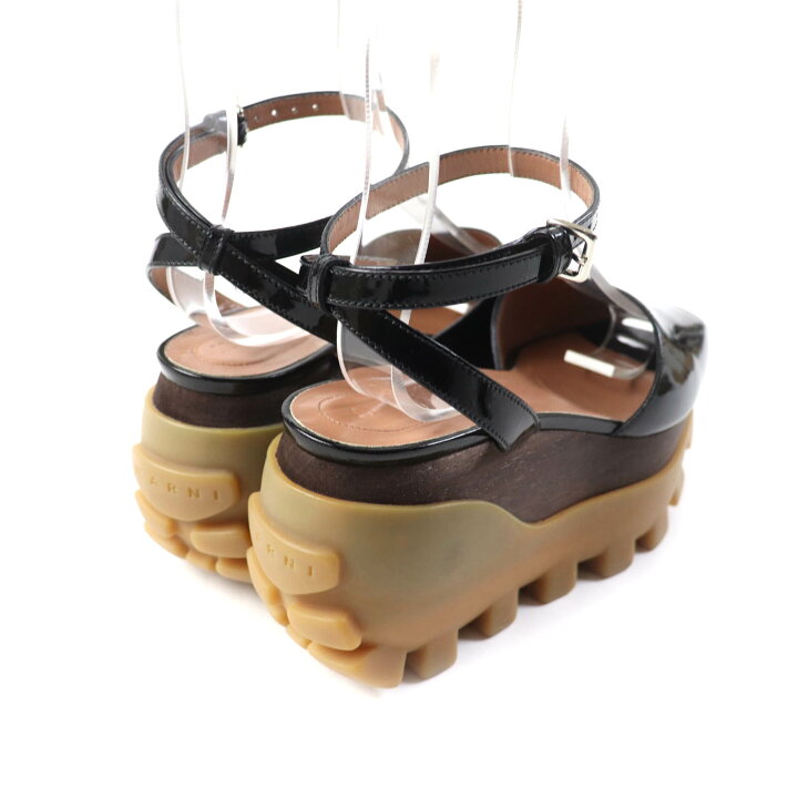 楽天市場】未使用品☆MARNI マルニ アンクルストラップ オープントゥ  