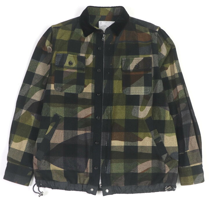 楽天市場】極美品□Sacai サカイ KAWS カウズ 21AW 21-0257M Plaid  
