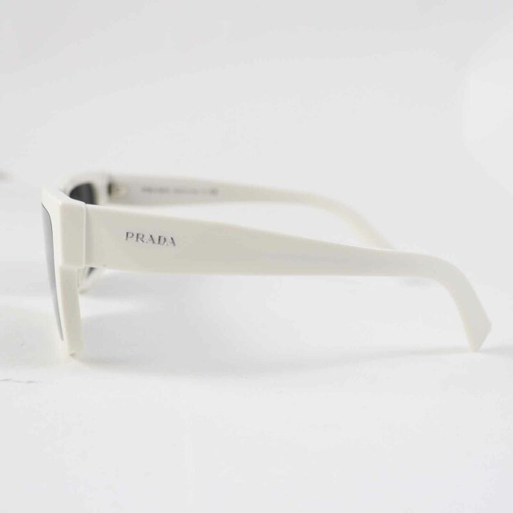 楽天市場】極美品◎PRADA プラダ SPR 19W-F ロゴ サングラス ホワイト  