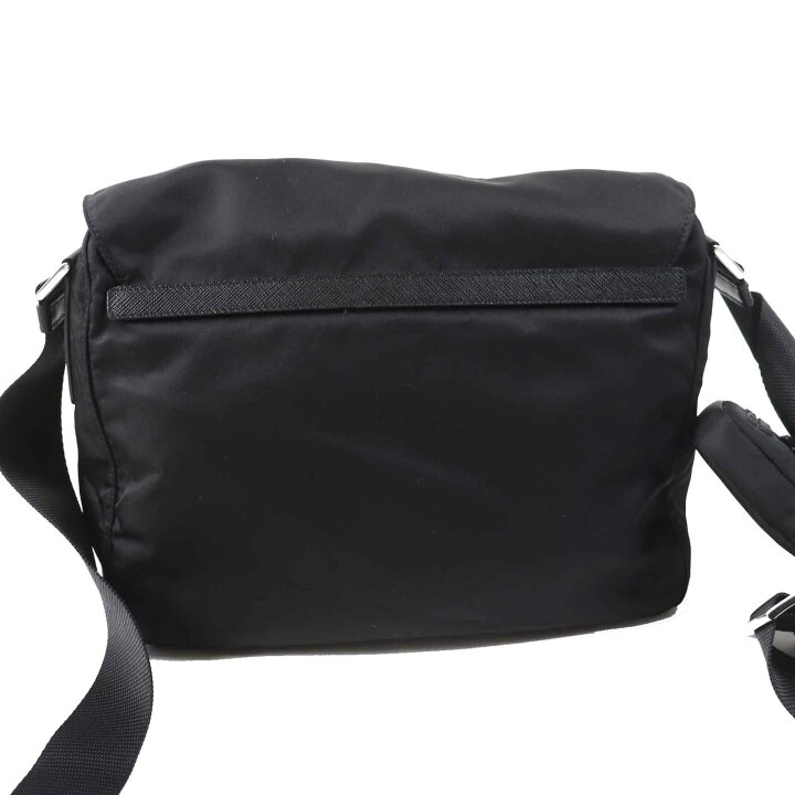 楽天市場】極美品◎PRADA プラダ 1BD953 RE-NYLON 三角プレート ポーチ 