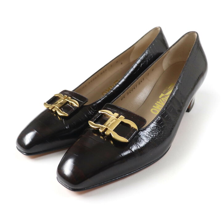 楽天市場】極美品☆Salvatore Ferragamo サルヴァトーレフェラガモ 