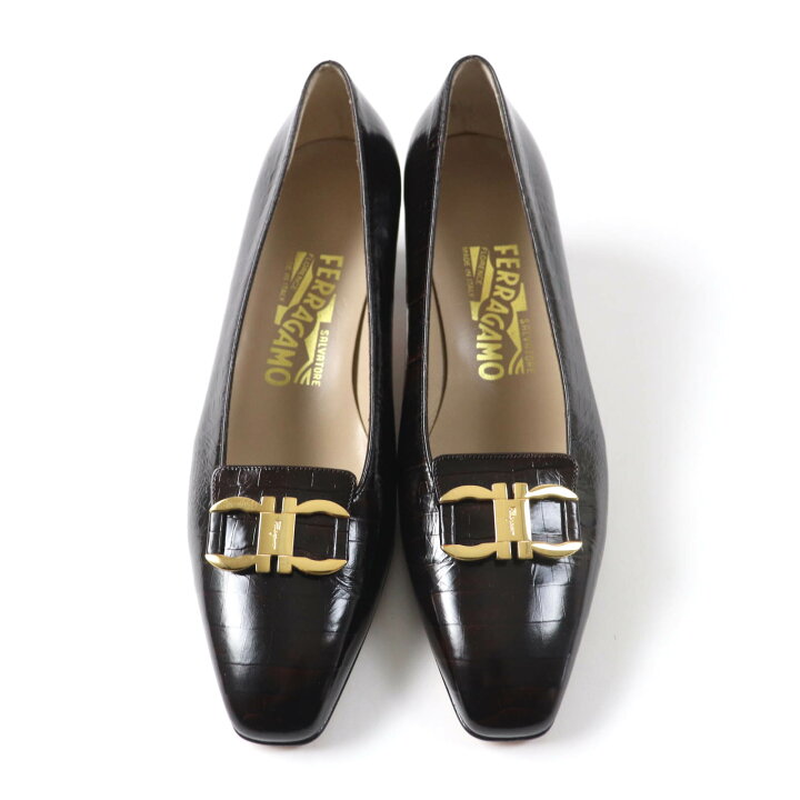 楽天市場】極美品☆Salvatore Ferragamo サルヴァトーレフェラガモ 
