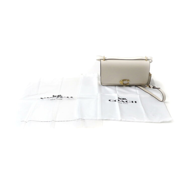 楽天市場】未使用品☆COACH コーチ CC416 バンディット ロゴ金具付 