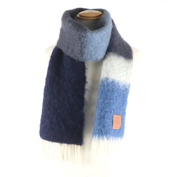 楽天市場】極美品▽LOEWE ロエベ モヘア ウール アナグラム レザー  