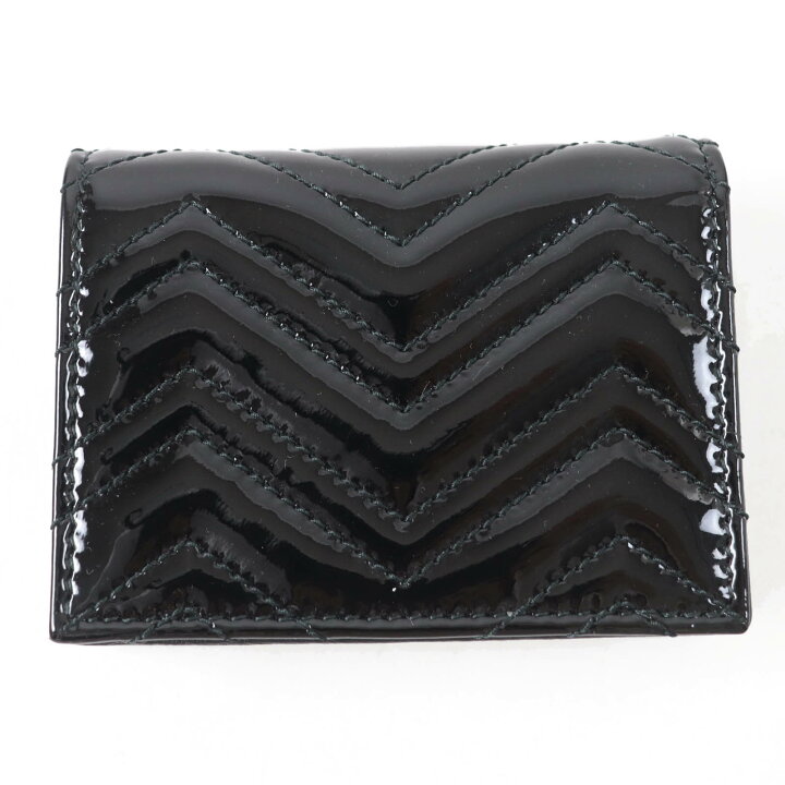 楽天市場】未使用品◎GUCCI グッチ 466492 GGマーモント パテント 