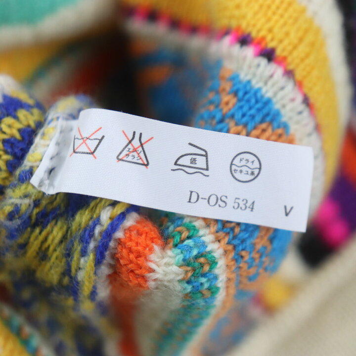 楽天市場】極美品▽COOGI クージー ウール100% 立体織柄 クルーネック 