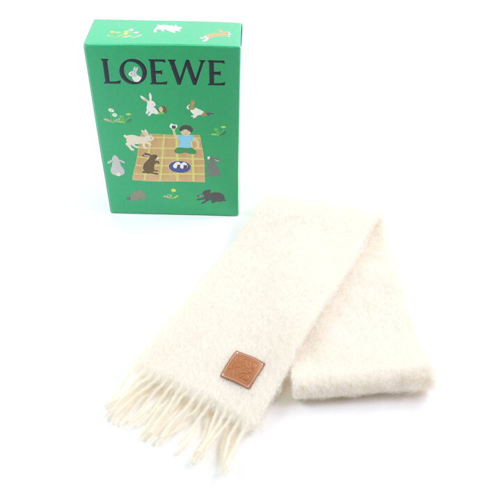 楽天市場】未使用品☆LOEWE ロエベ F655254X01 スカーフ モヘア ウール  