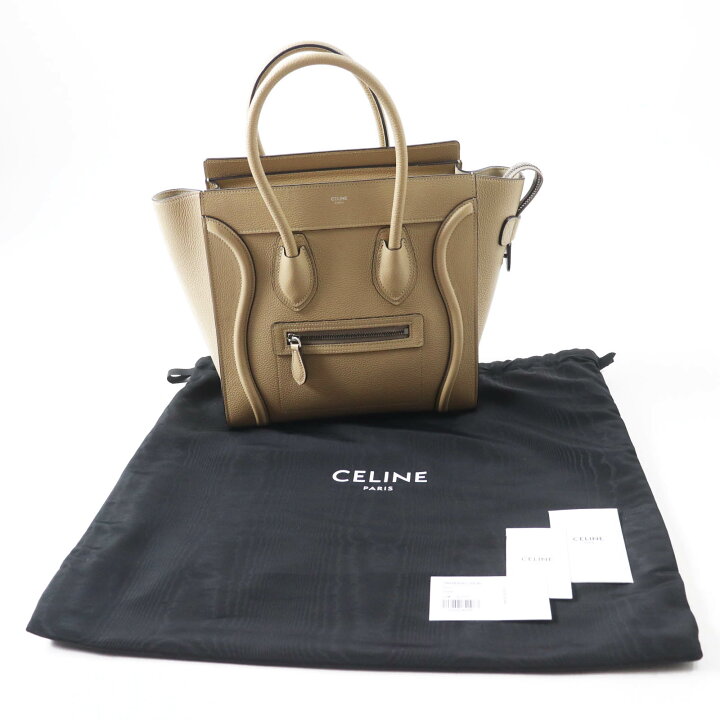 楽天市場】極美品◎CELINE セリーヌ 18979 ラゲージ マイクロ 