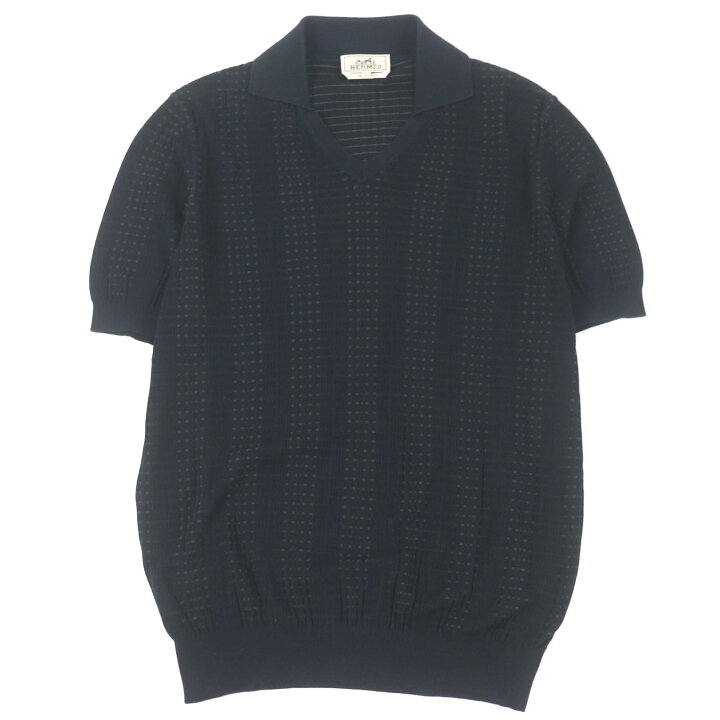 楽天市場】美品□HERMES エルメス コットン100％ スキッパー 半袖  