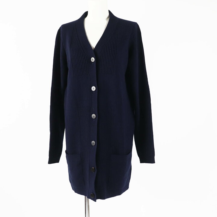 楽天市場】極美品◎HERMES エルメス 21AW カシミヤ100％ セリエボタン 