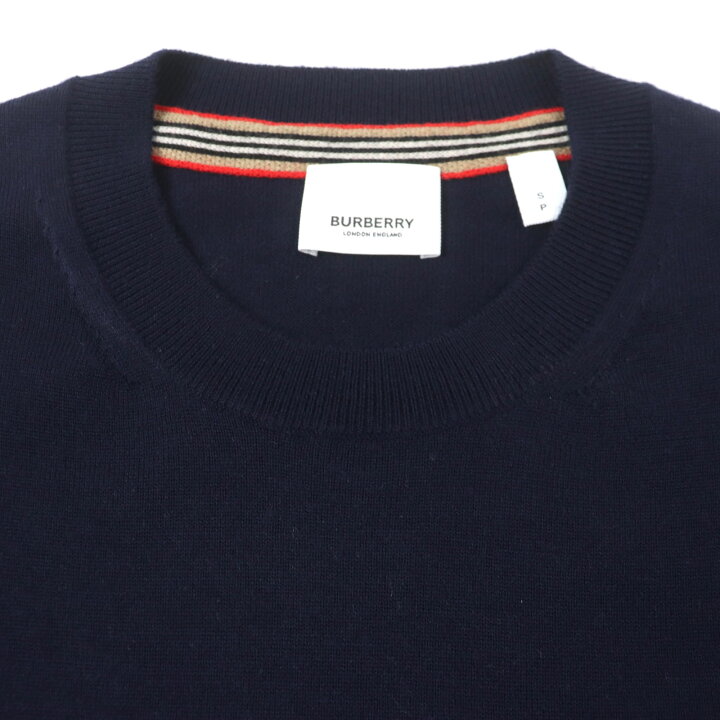 楽天市場】美品▽BURBERRY バーバリー 8018668 Monogram Motif Sweater 