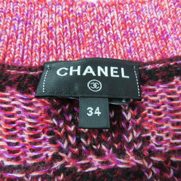 楽天市場】極美品☆CHANEL シャネル P73852 カシミヤ ウール混 ココ 